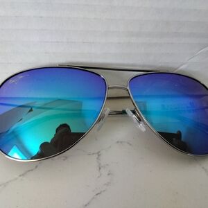 Maui Jim Blue Aviator Sunglasses